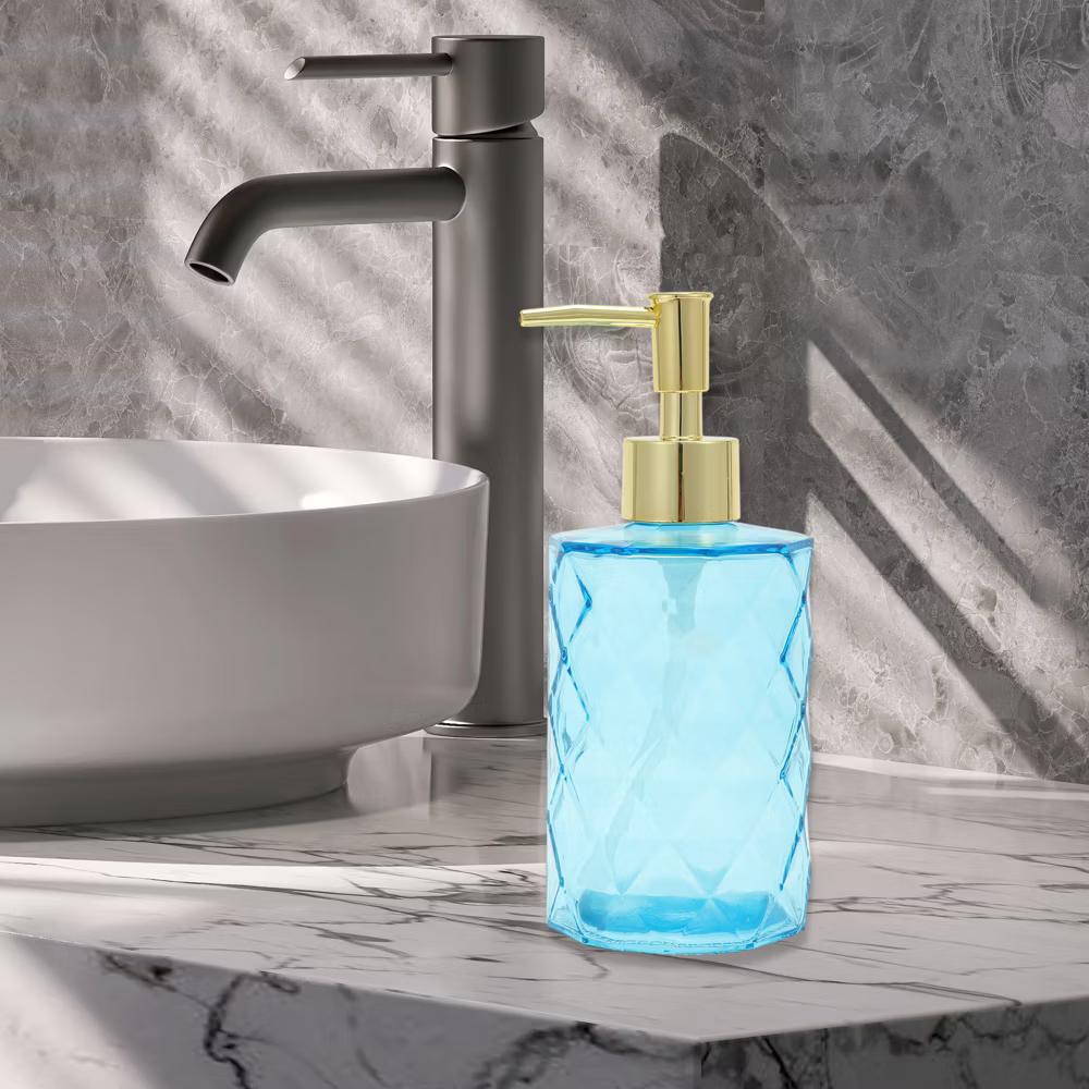 Reusable Diamond-shaped Soap Dispenser 11.16oz 1 Pc - Image 2