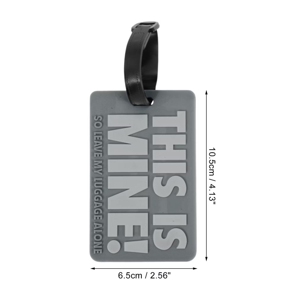 THIS IS MINE Pattern Luggage Tag 1 Pc - Image 2