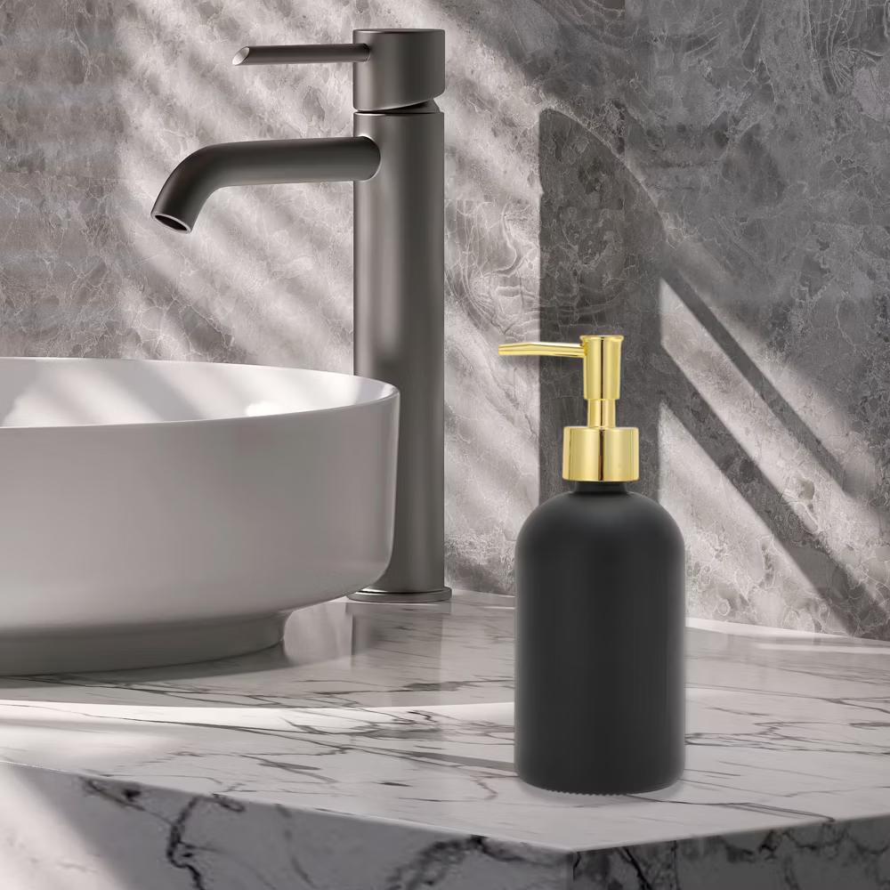 Reusable Cylinder Frosted Soap Dispenser 1 Pc - Image 3