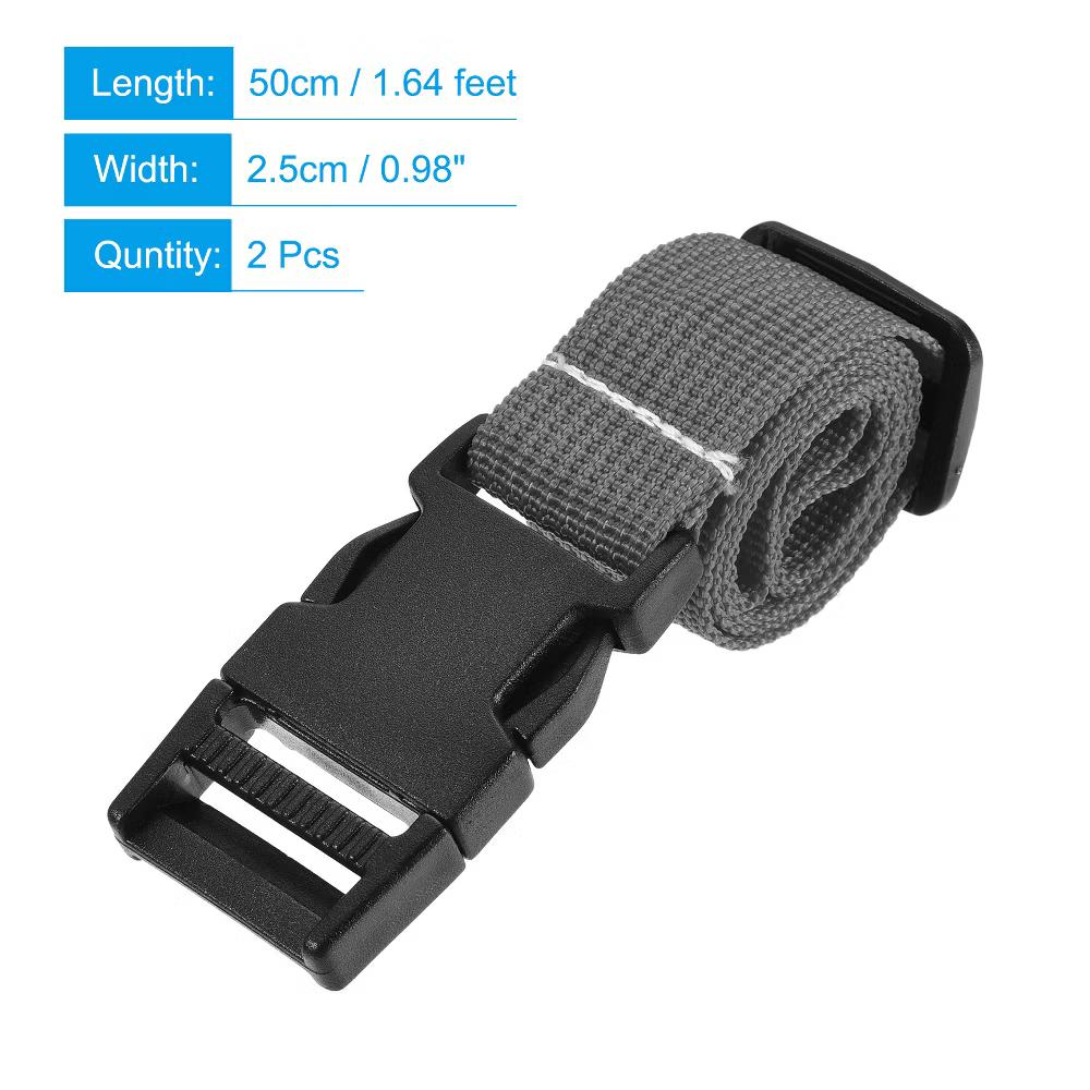Travel Packing Adjustable Utility Strap with Buckle 2 Pcs - Image 9