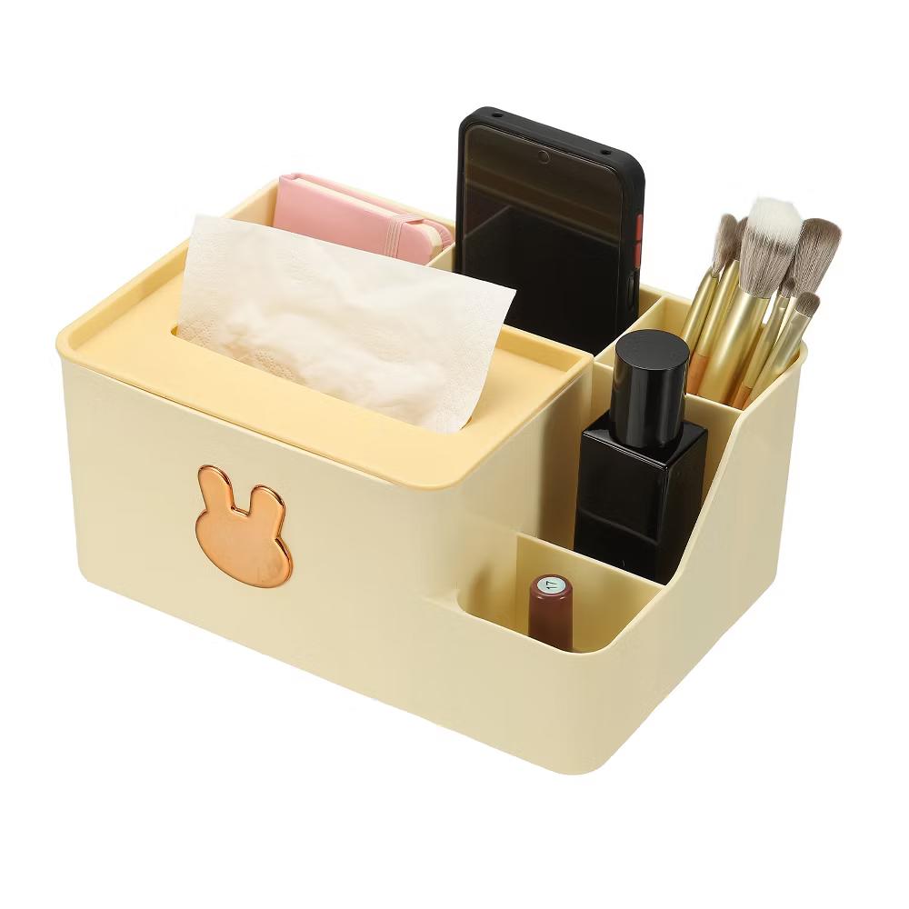 Tissue Box Holder, Plastic Facial Tissue Box Cover - Image 3