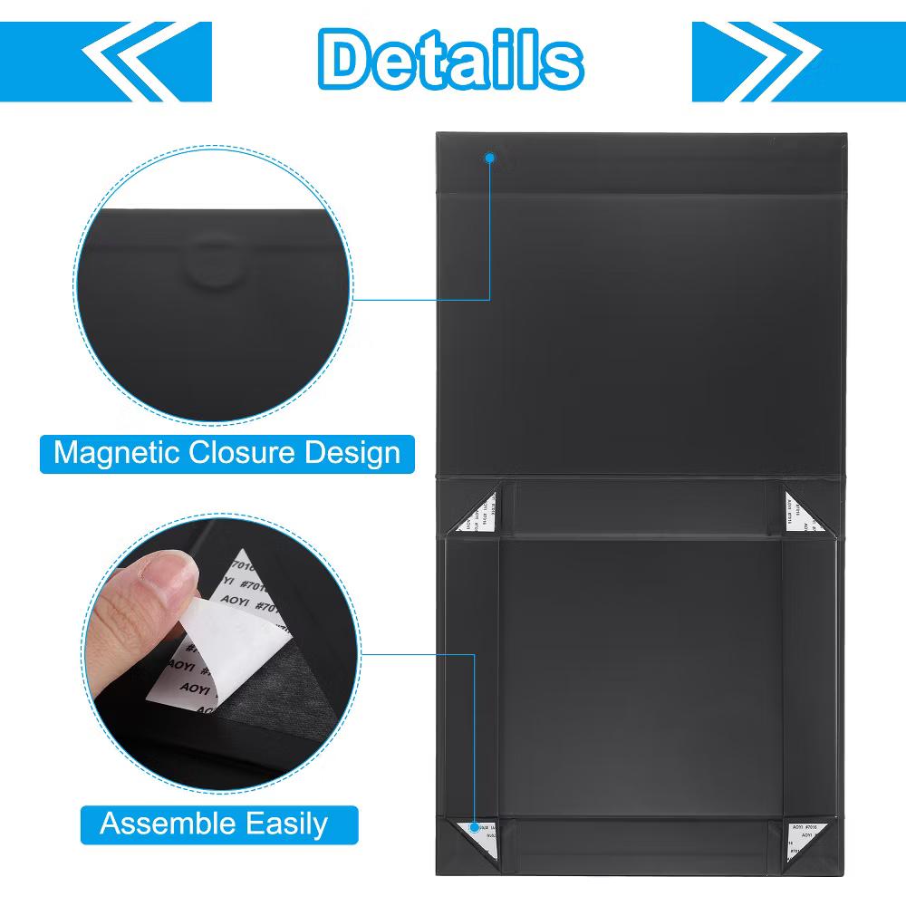 Easy to Assemble Durable Cardboard Gift Box with Lid - Image 16