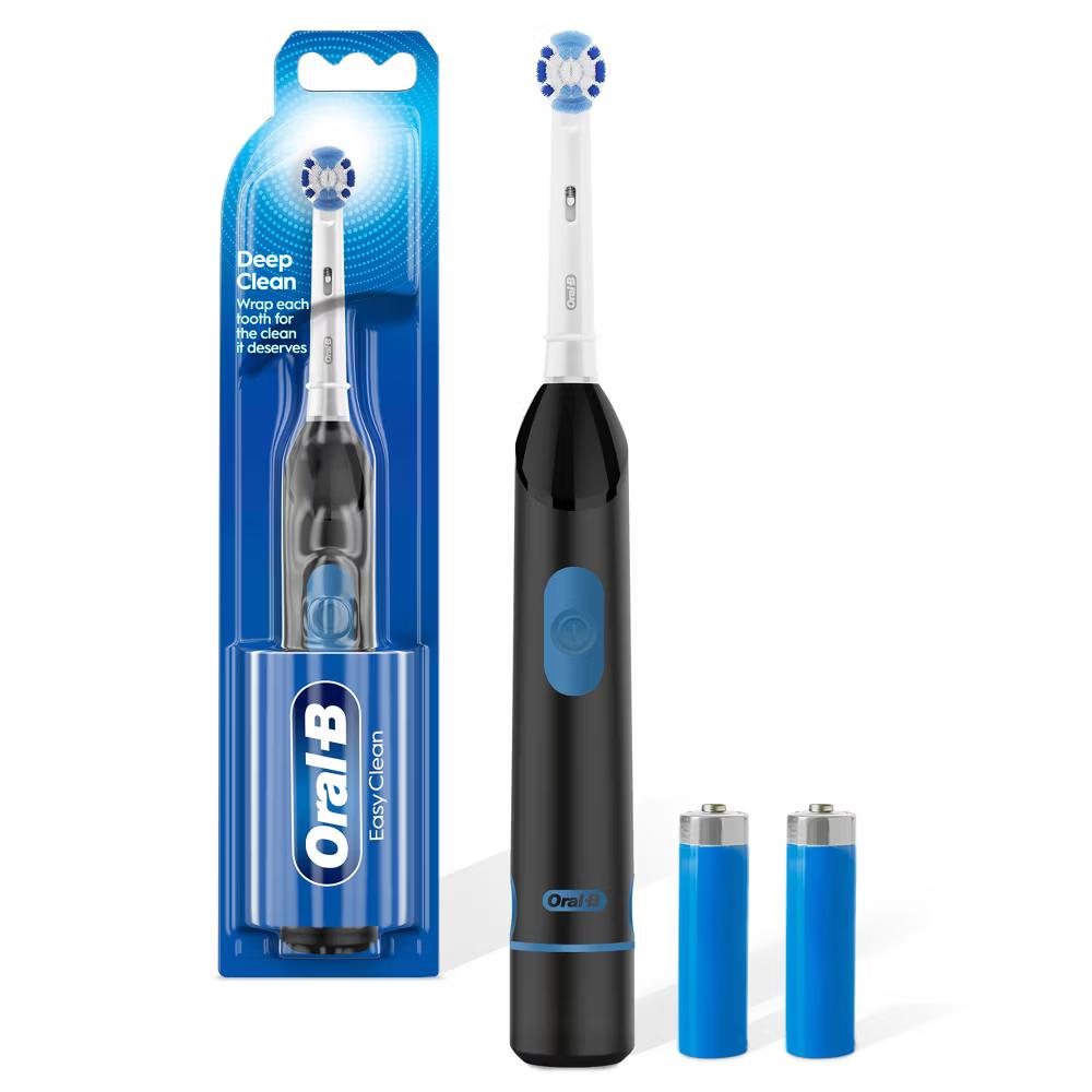 Easy Clean Battery Toothbrush with Brush Head with Battery - Image 7