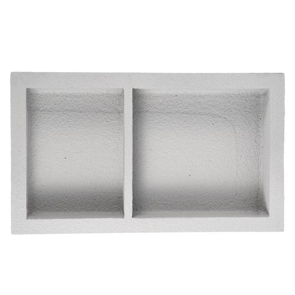 12"×25.5" Recessed Tile Ready Shower Niche with Double Storage Shelf, Square Corner Wall Insert Bathroom Shower Organizer - Image 6
