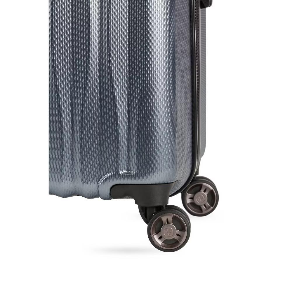 Energie Hardside Large Checked Spinner Wheels Suitcase - Image 12