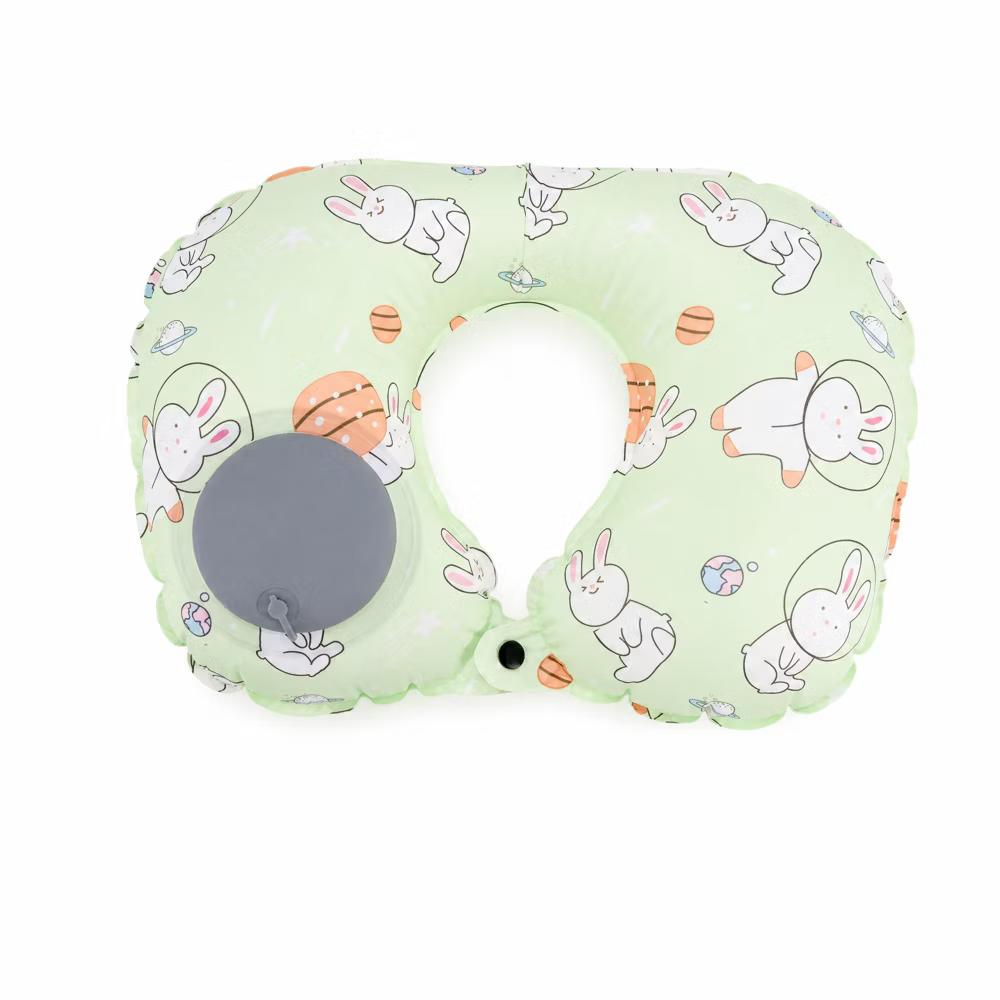 Ice Silk Inflatable Travel Pillow 1 Pc - Image 36