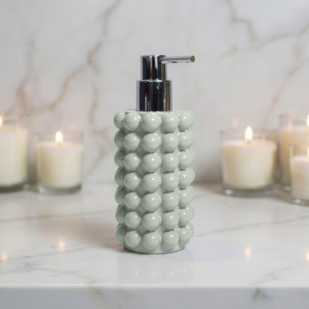 Better Trends Nova Bathroom Accessories 100% Resin Impeccably Crafted Soap Dispenser with Rust-Proof Pump for Bathroom & Kitchen Countertops - Image 12