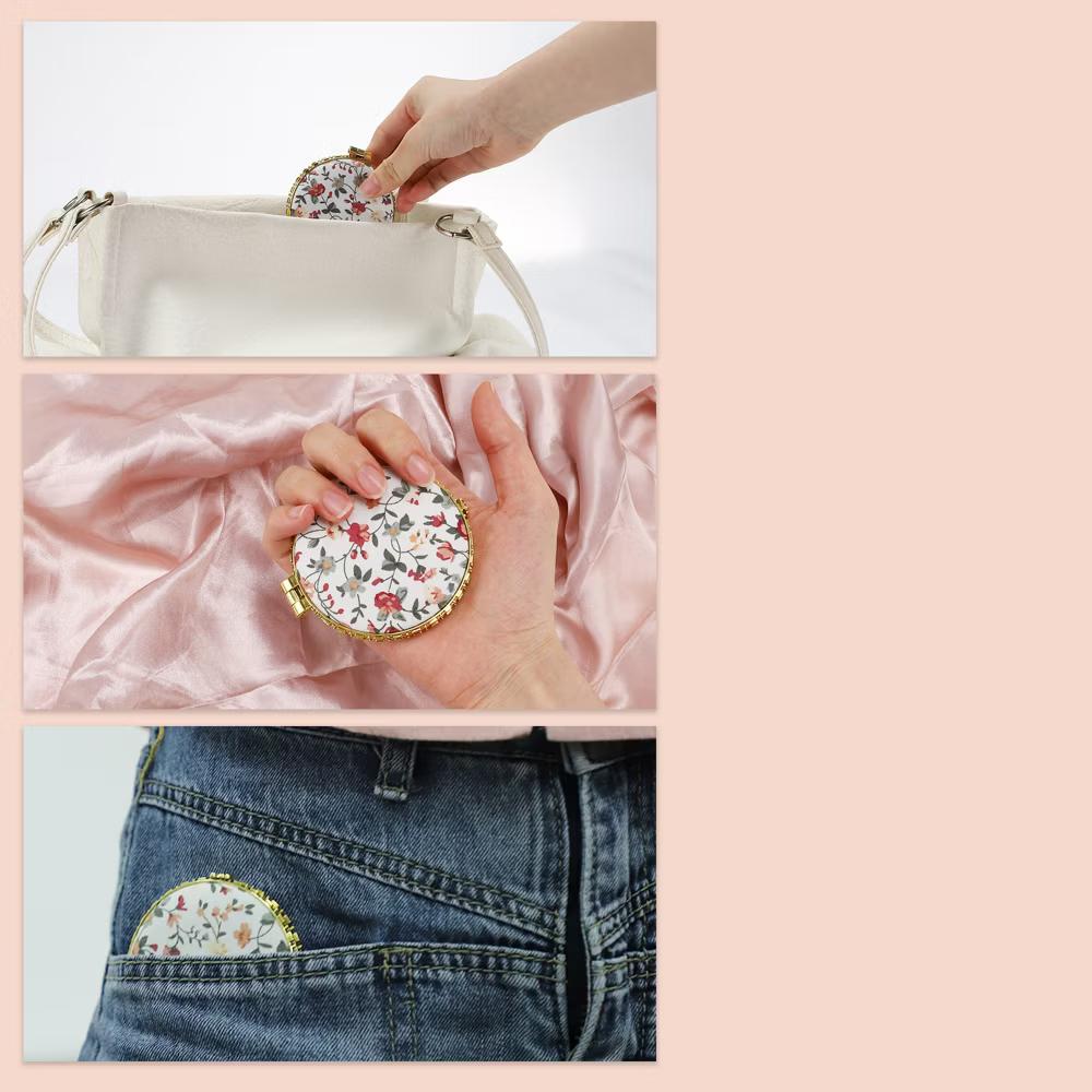 Compact Portable Round Mini Mirror for Purse 1 Pc - Image 18