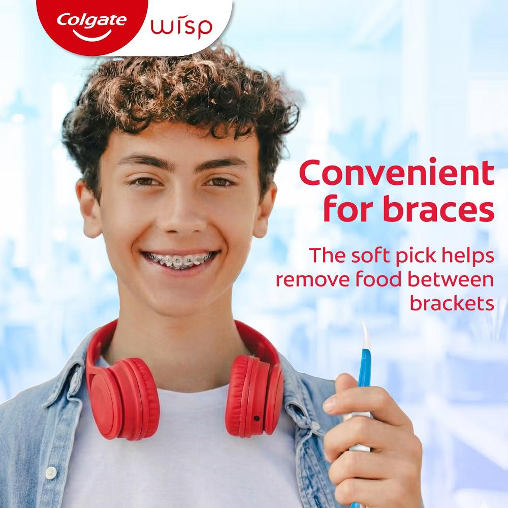 Max Fresh Wisp Disposable Travel Toothbrushes - Mini - Peppermint - Trial Size -24ct - Image 6