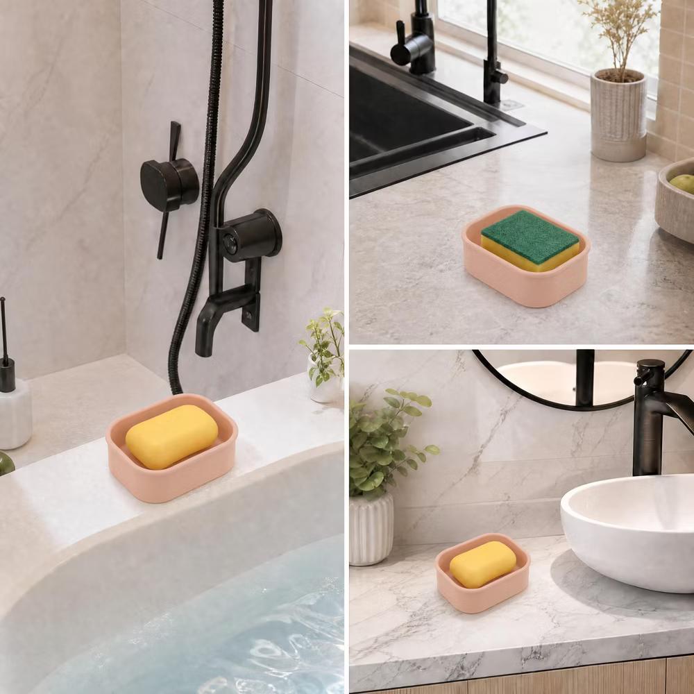 Square Soap Dish With Lid 1 Pc - Image 16