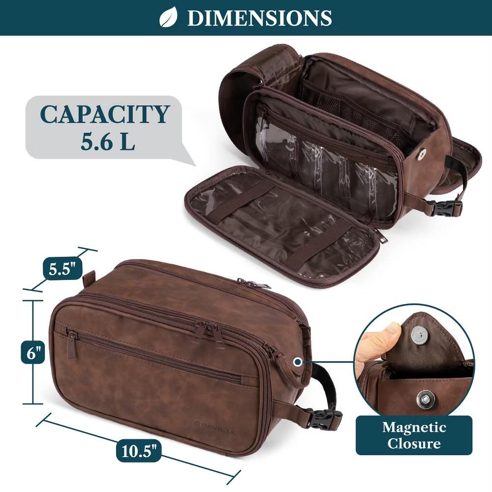 Toiletry Bag Women Men, Travel Toiletries Organizer Case, Essentials Shaving Dopp Kit, Cosmetic Make Up Accessories - Image 42