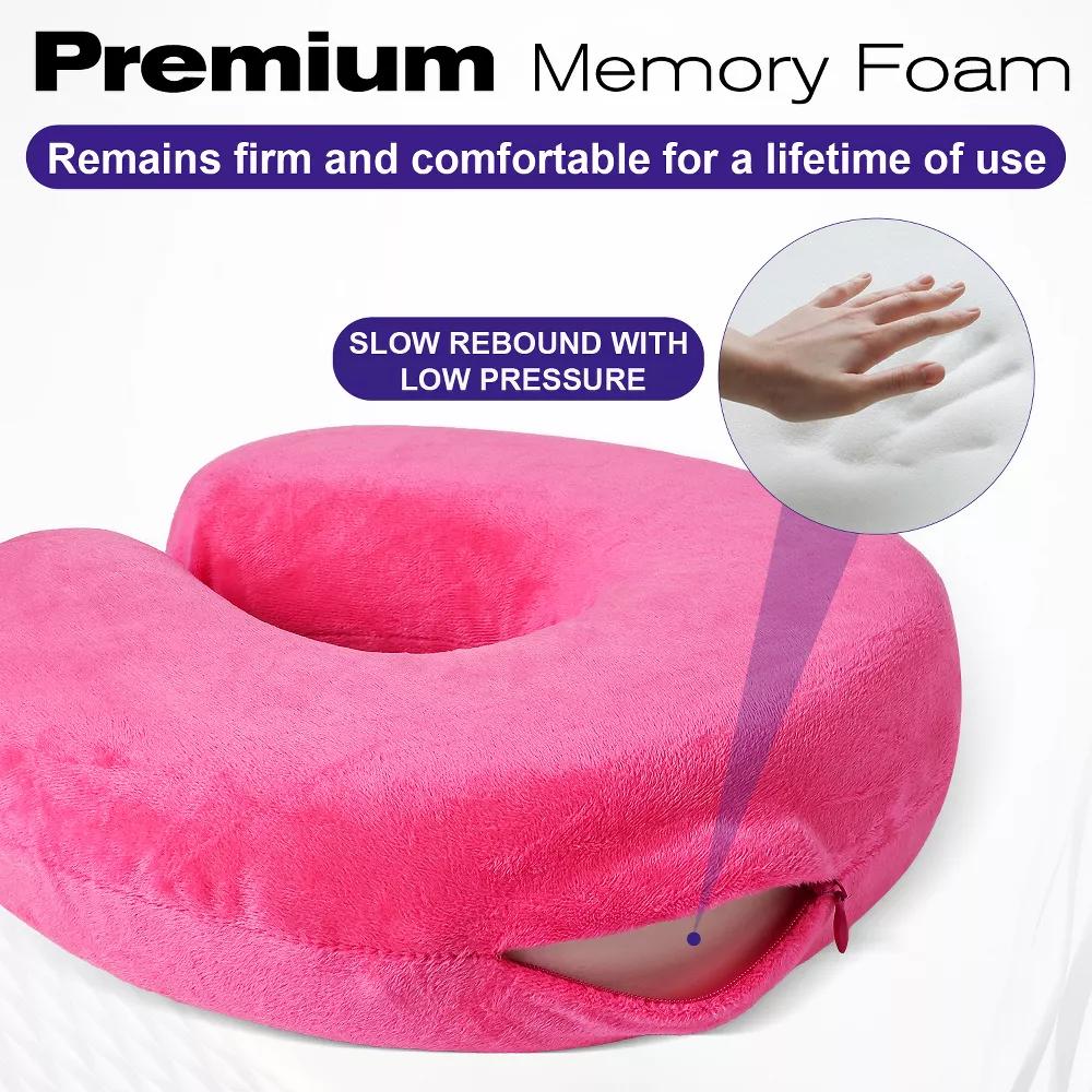 Neck Pillows for Travel Pillow Kids, Small Travel Neck Pillow Airplane, Foldable Memory Foam Neck Pillow for Car Travel Sleeping With Ear Plug - Image 3