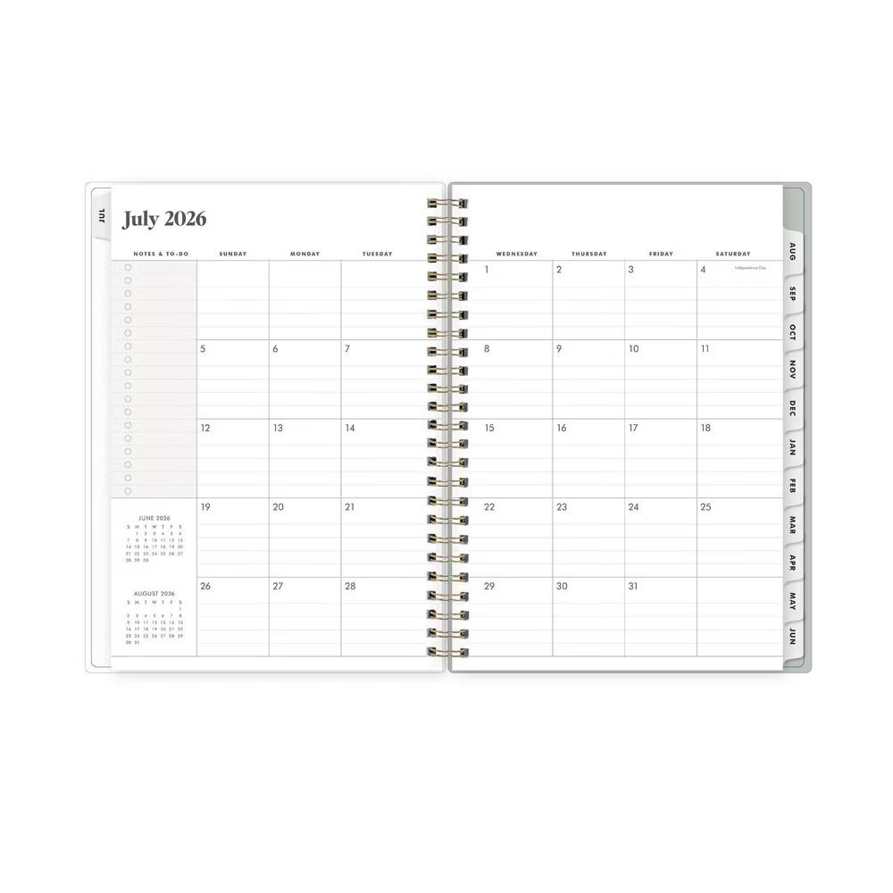 The Everygirl 5.875"x8.625" 2026-2027 Blue Sky Weekly/Monthly Planner Notes Fable Vines Frosted - Image 6