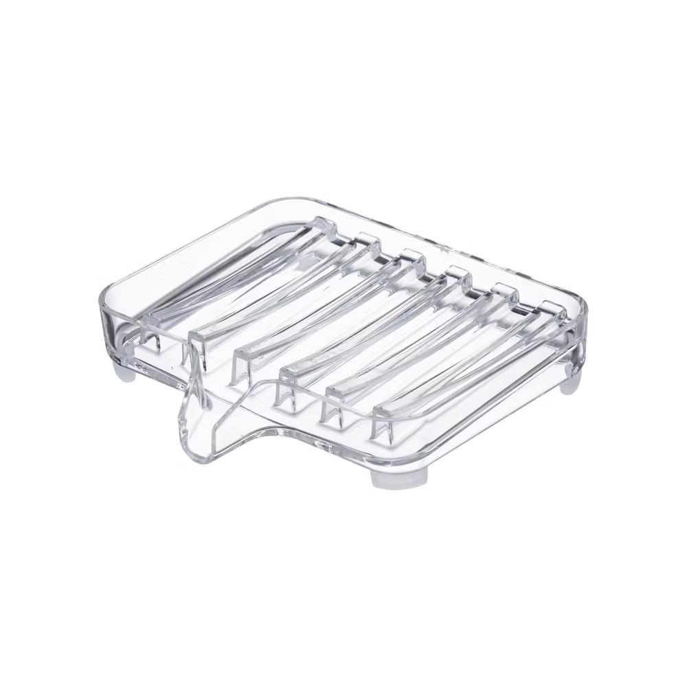 Home Self-Draining Soap Tray - Acrylic - Image 3