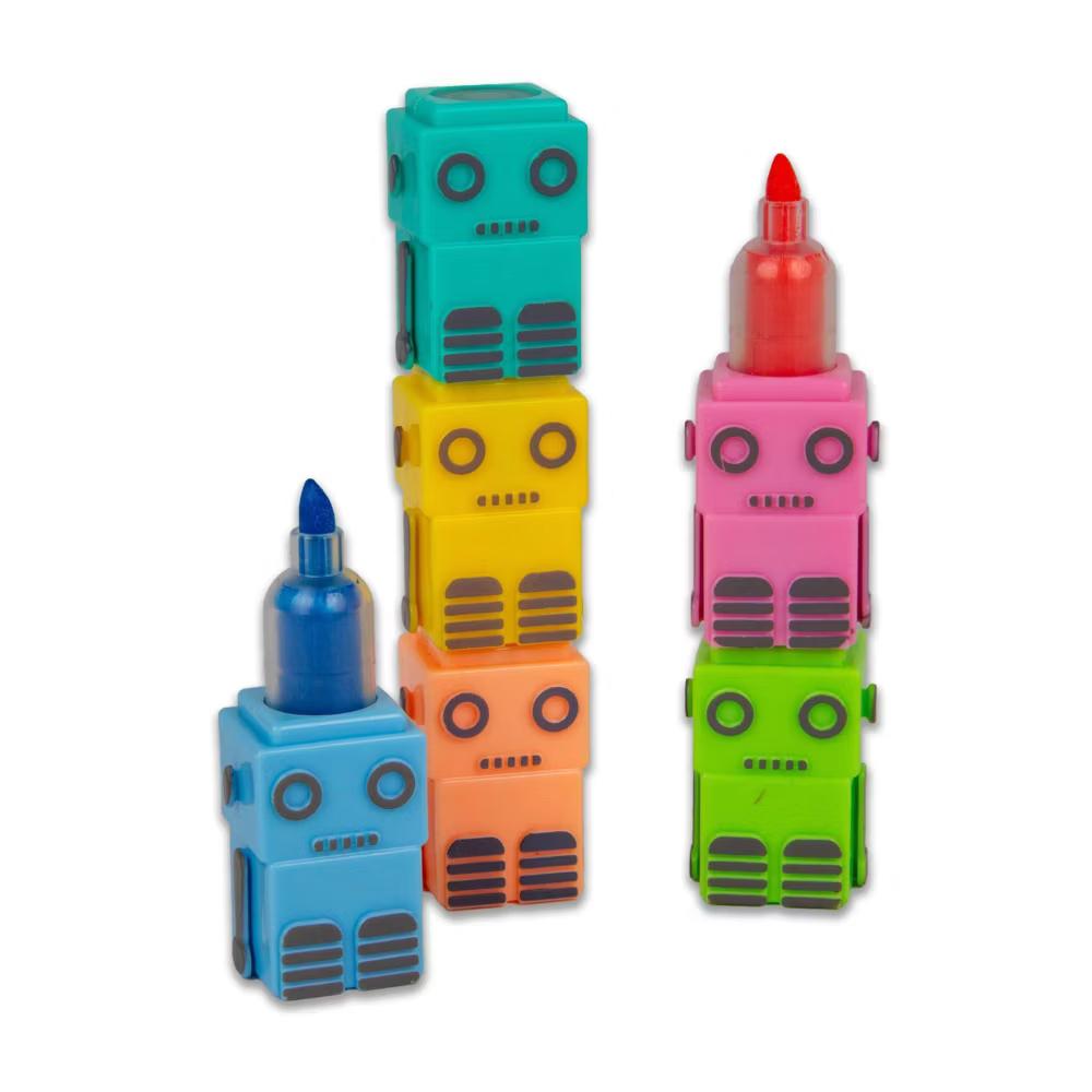 Brite Bot ROBOT 6pc Stackable Highlighter Marker Set - Image 4