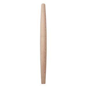 KitchenAid Tapered French Rolling Pin: Maple Wooden Roller for Baking, Hand Wash, 22" Light Brown