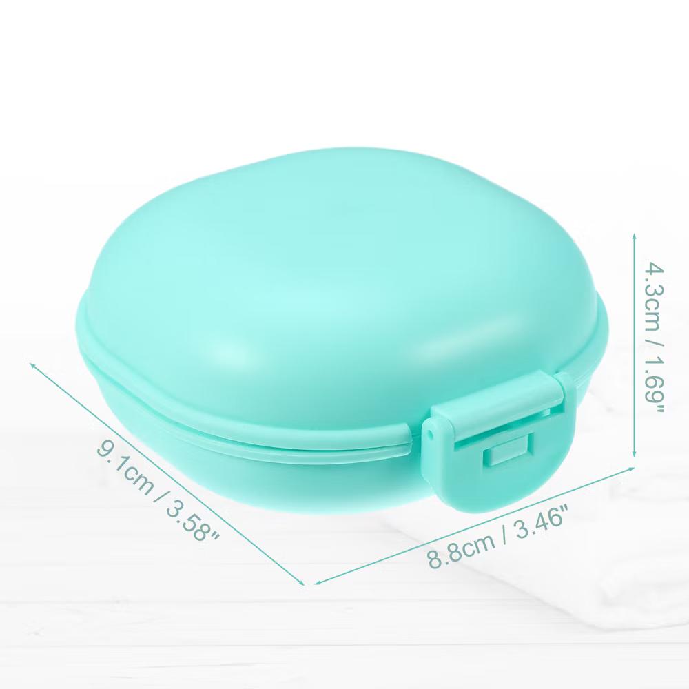 Travel Portable Soap Box 3.58"x3.46"x1.69" 1 Pc - Image 10