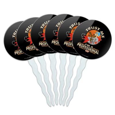 Looney Tunes Wile E Coyote I'm A Professional Cupcake Picks Toppers Decoration Set of 6