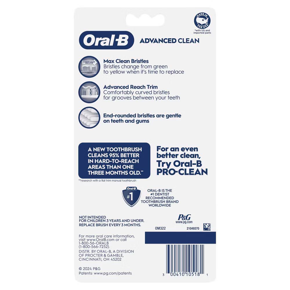 Indicator Contour Clean Soft Bristle Manual Toothbrush - Image 13