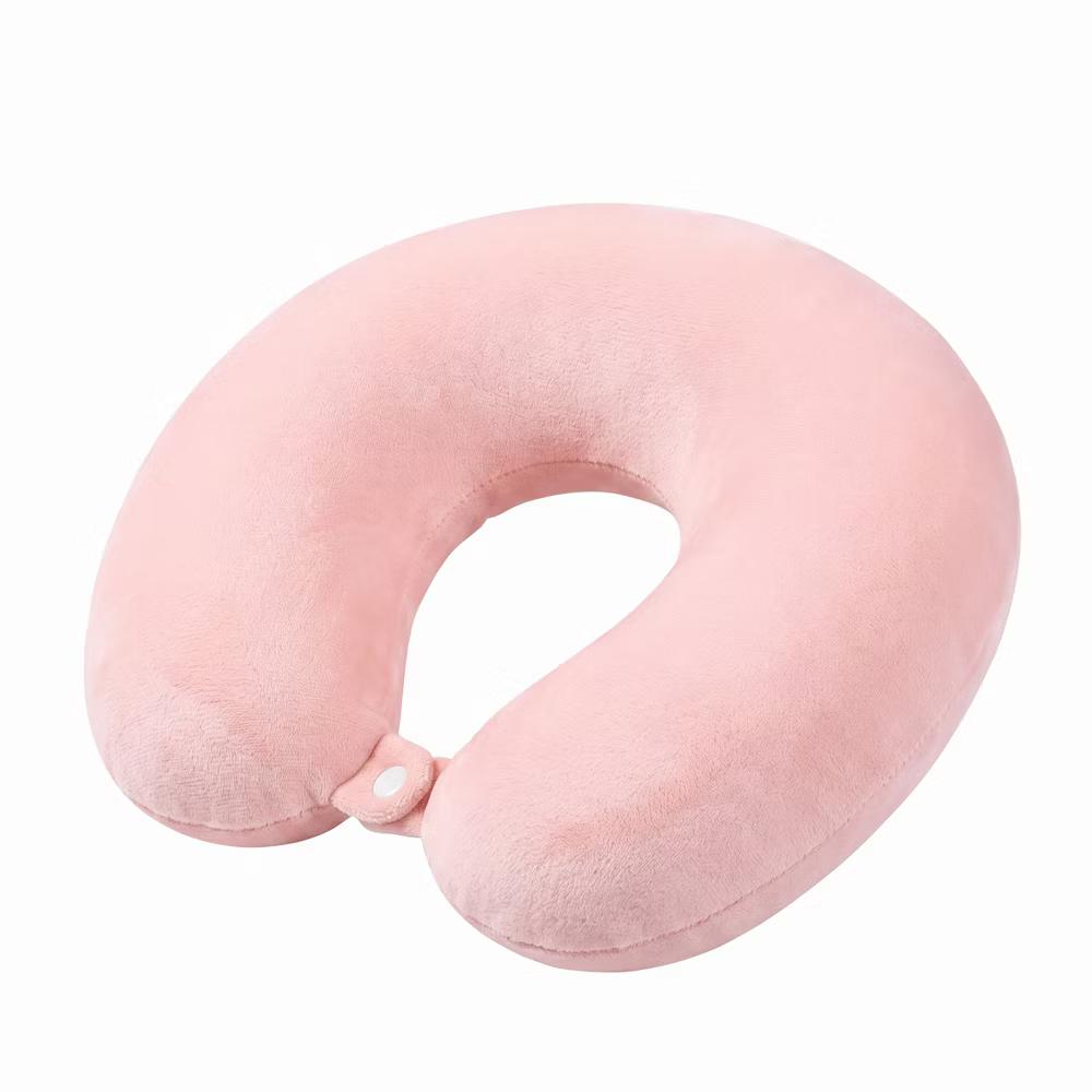 Solid PP Cotton Lightweight Office U-Shape Travel Neck Pillows 11x11in 1 Pc - Image 27