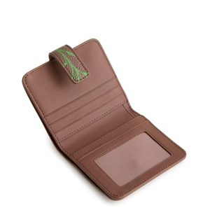 Women's Outlet Faux Leather Small Essential Tab Wallet