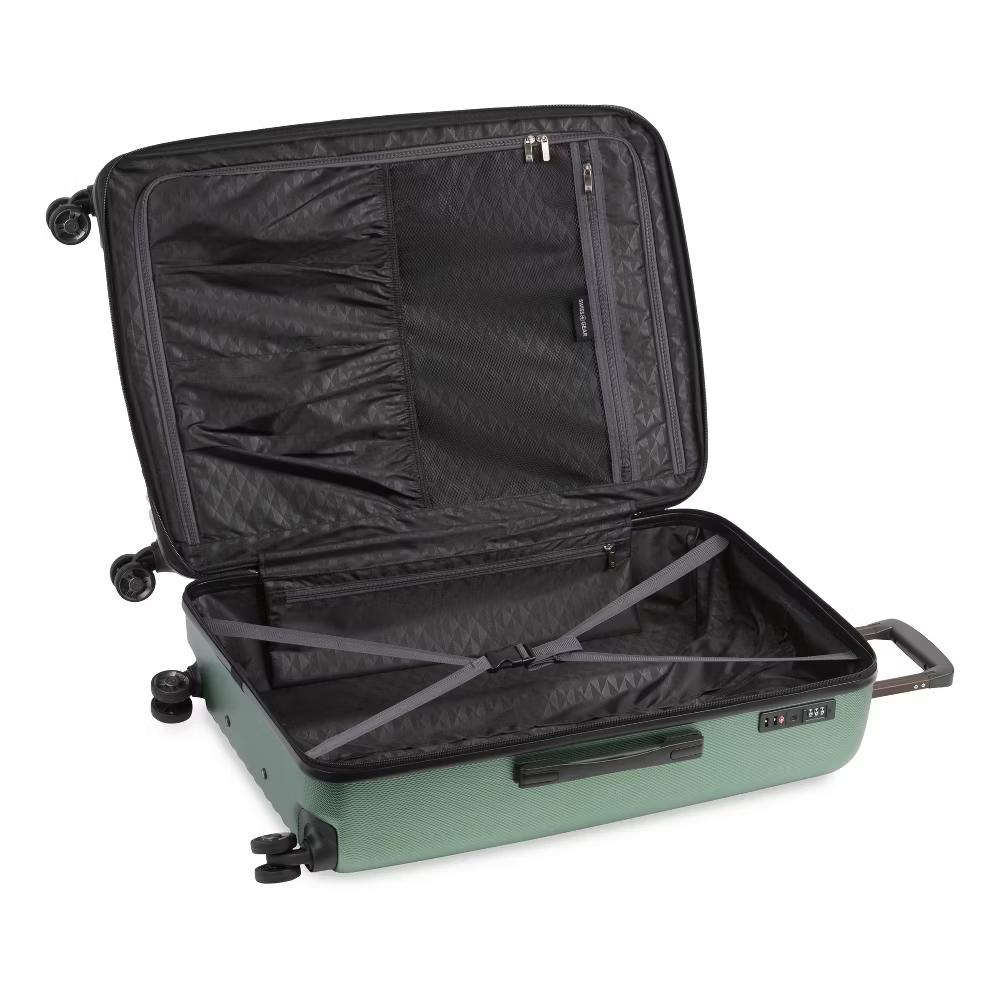 Energie Hardside Large Checked Spinner Wheels Suitcase - Image 26