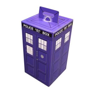 Toynk Police Call Box 9.5" 9.5" 17" Flat Empty Gift Box