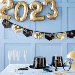 4ct Gold Plastic Champagne Flute