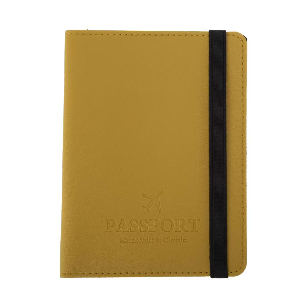 Simple Elastic Strap Passport Holder 1 Pc - Image 53