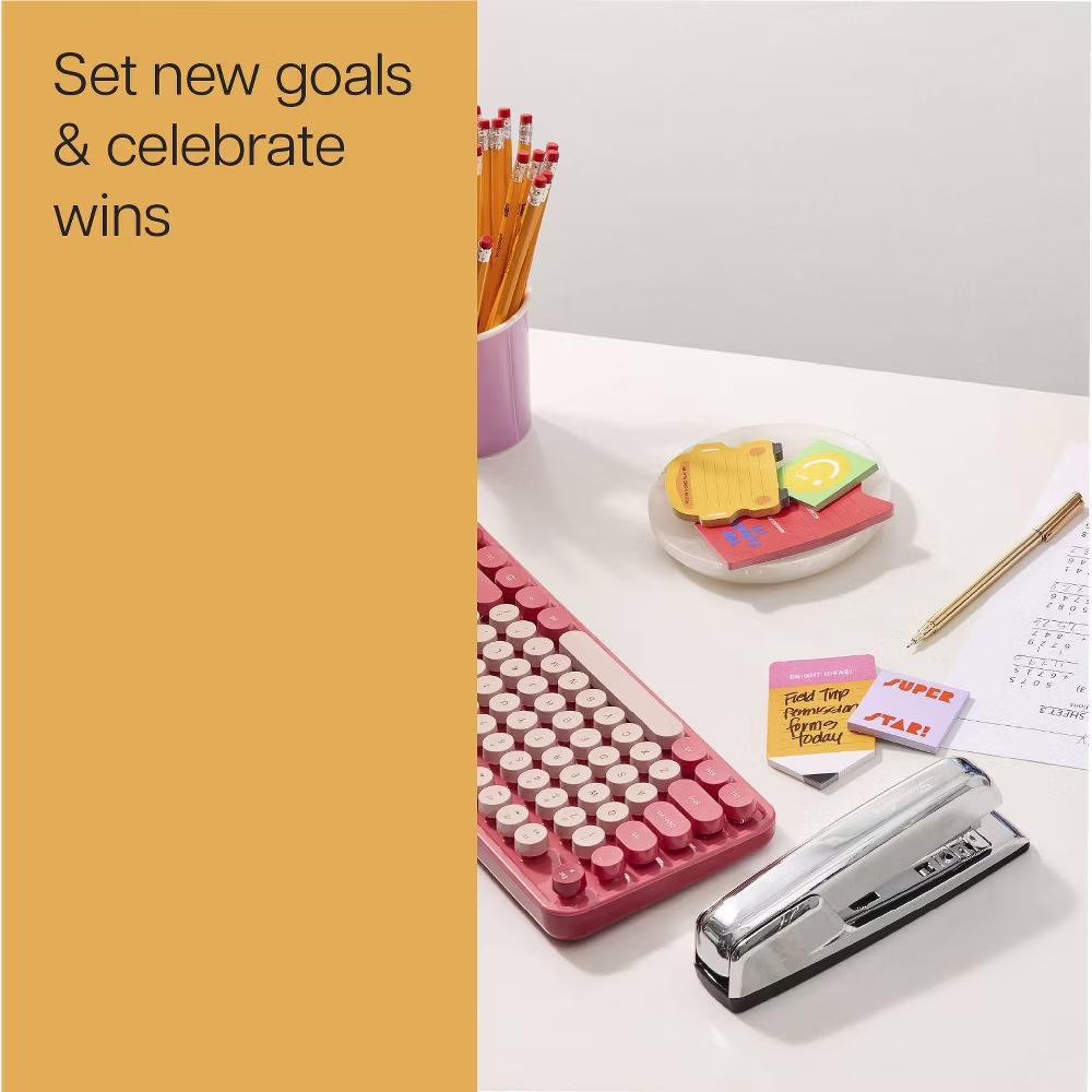 2pk 2"x2" Class Notes Pencil Smile Super Star - Image 3