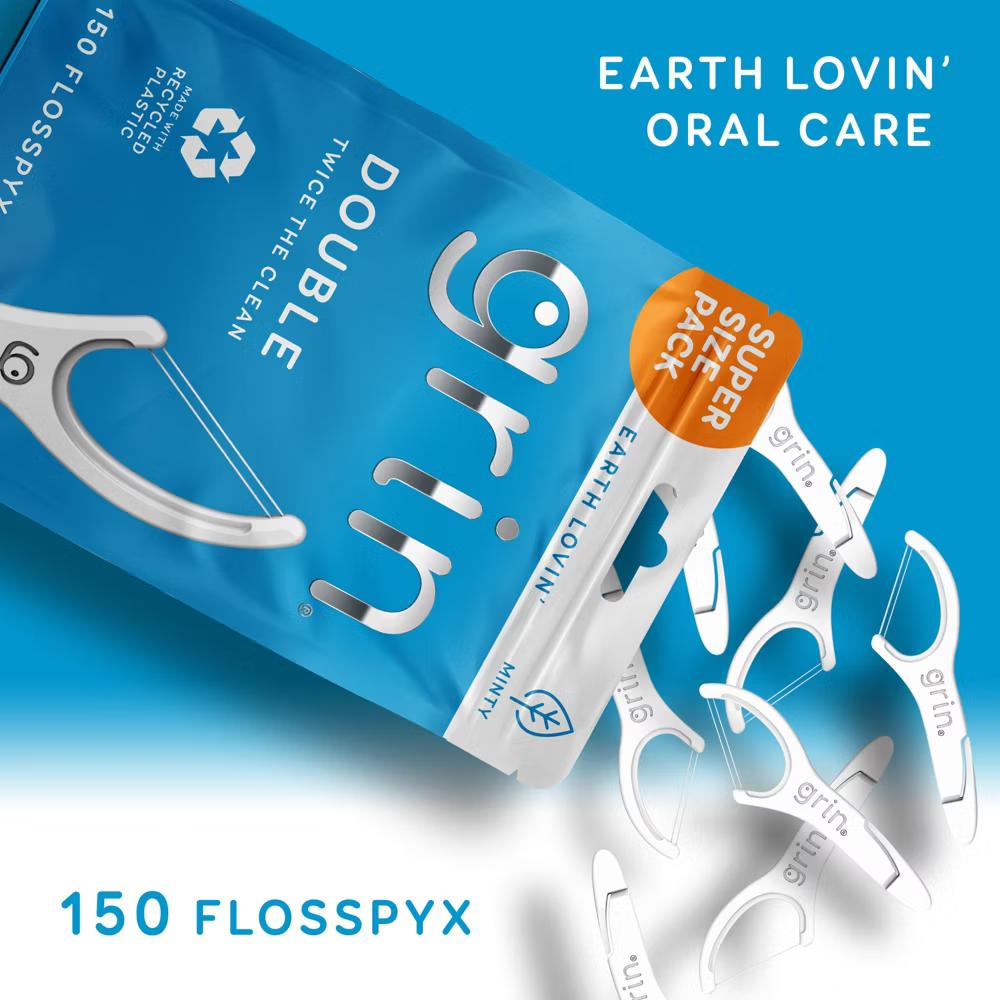 Oral Care Double Floss Picks - 150ct - Image 9