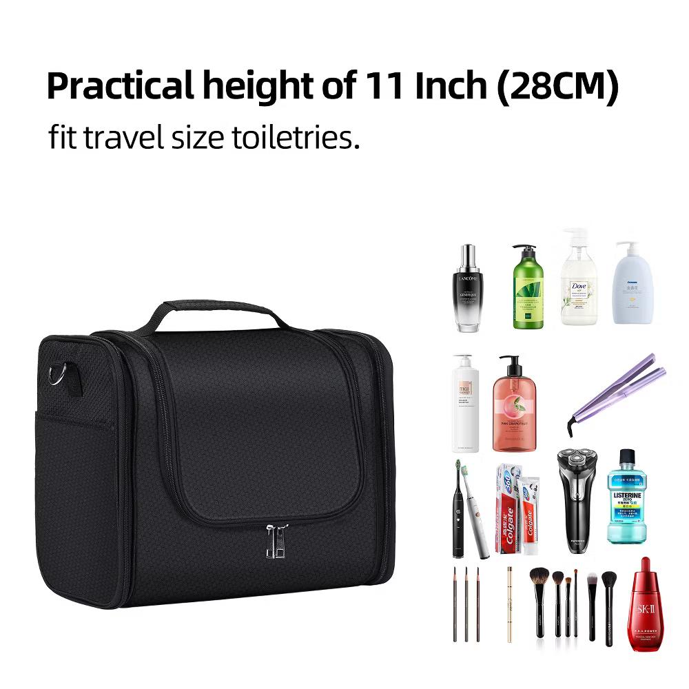 Large Capacity Toiletry Bag for Women and Men, Hanging Toiletry Organizer Cosmetics Makeup Bag
