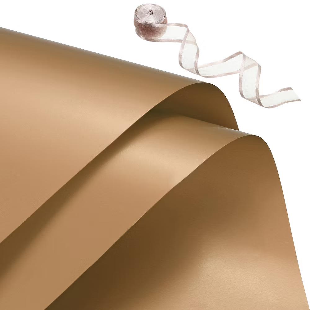 DIY Crafts Waterproof Flower Wrapping Paper with Ribbon 20 Sheets - Image 14
