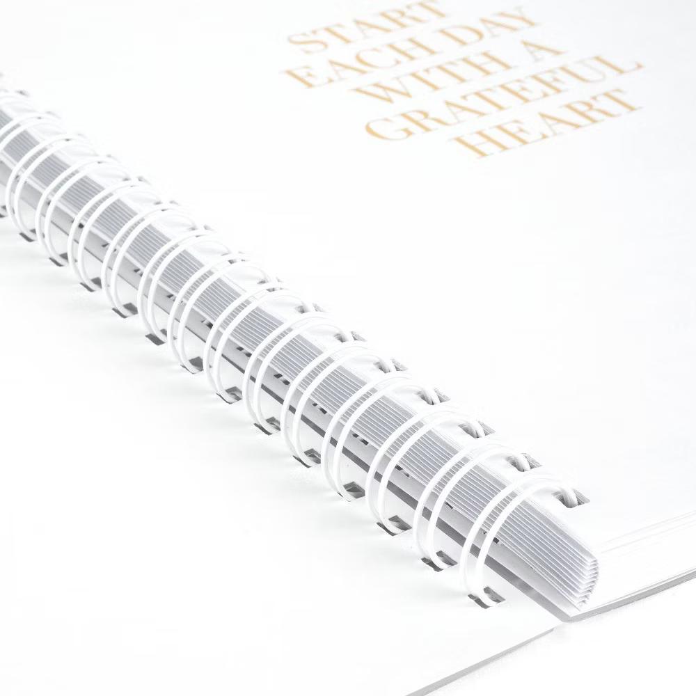 Essentials 8.5"x11" 2026-2027 Large Student Weekly/Monthly Frosted Poly Blue Stripe - Image 2