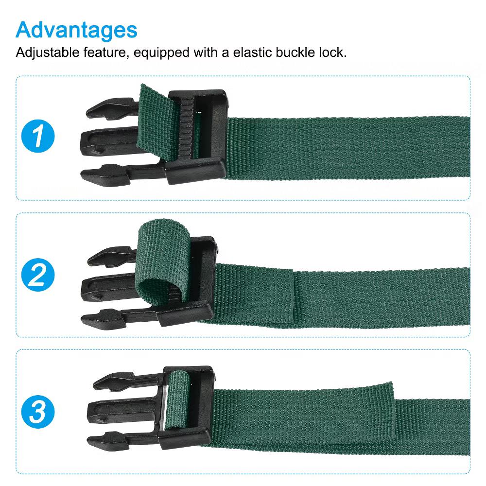 Travel Packing Adjustable Utility Strap with Buckle 2 Pcs - Image 17