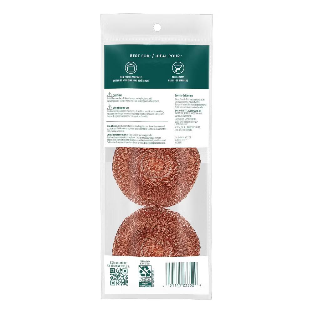 Copper Coated Scrubbers - 3ct - Image 3