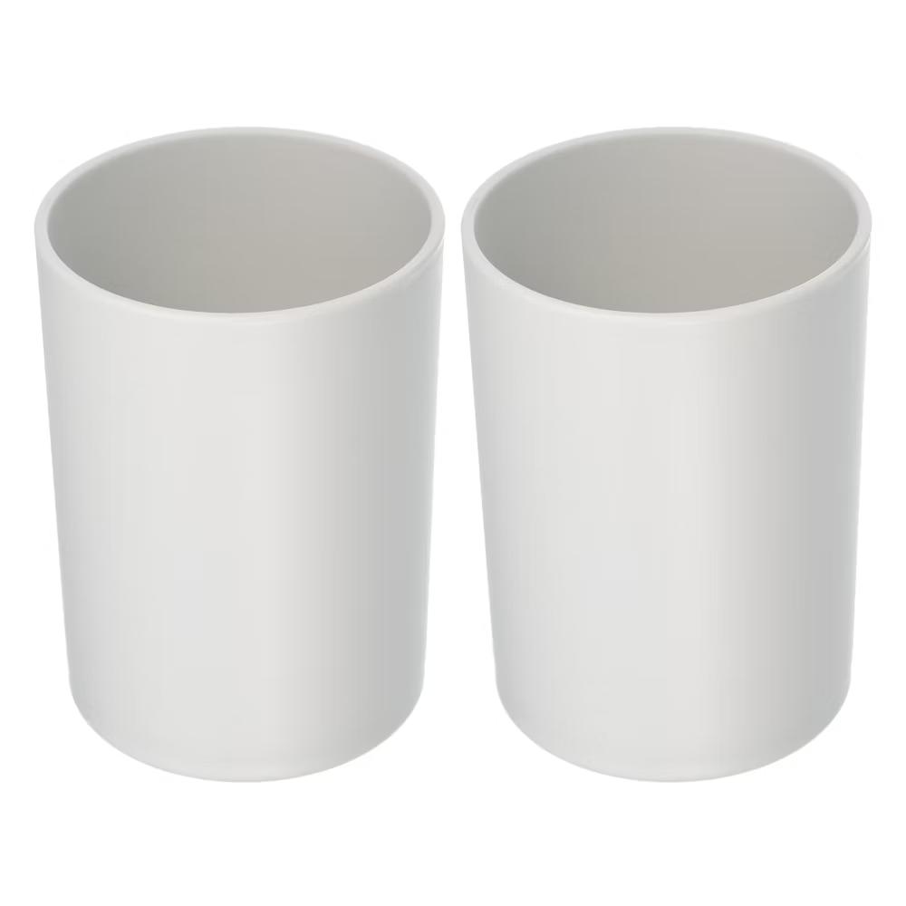 Bathroom Toothbrush Tumblers PP Cup for Bathroom Kitchen 4.72''x2.91''