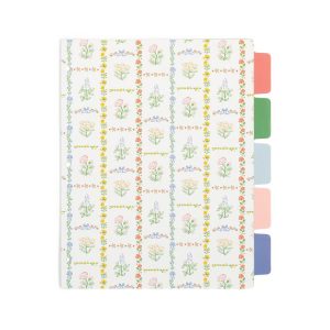 5ct Tab Paper Dividers Darling Details File Organizer