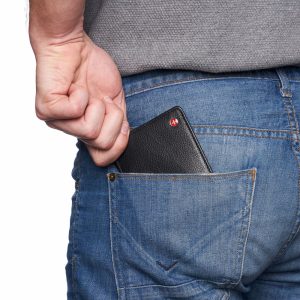 Alpine Swiss Connor Executive Bifold Wallet | Business Passcase for Men | Premium Leather | Dual ID Windows | RFID Blocking | Gift Box Included