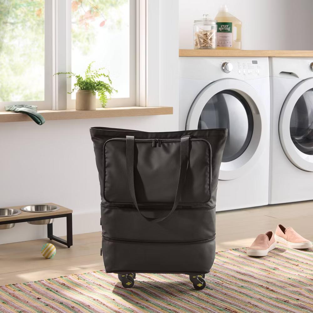 Collapsible Rolling Tote - Image 8
