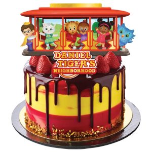 Treasures Gifted Daniel Tiger Cake Topper - Daniel Tiger Birthday Party Supplies