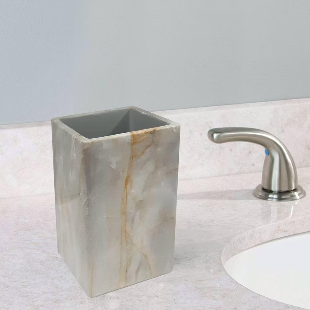 Stone Hedge Resin Decorative Tumbler Cup