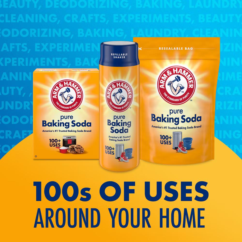 Arm & Hammer Baking Soda Shaker Air Freshener - 12oz: Solid Form, Non-Powered, Scented - Image 4