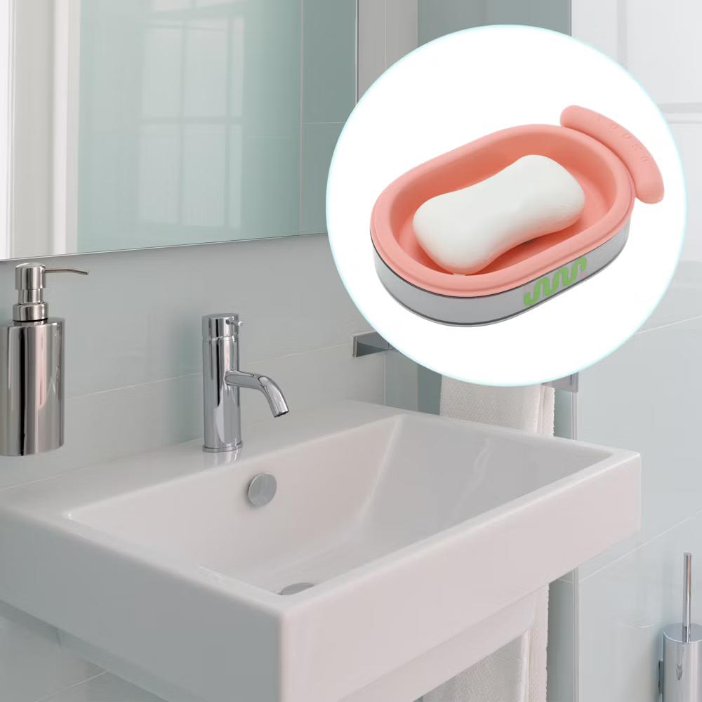 Solid Color Soap Dish 1 Pc - Image 12