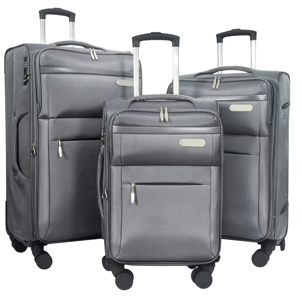 3-Piece Softside Luggage Set with Built-in Lock, Expandable Lightweight Suitcases with Spinner Wheels (20/24/28 Inch) - Image 13