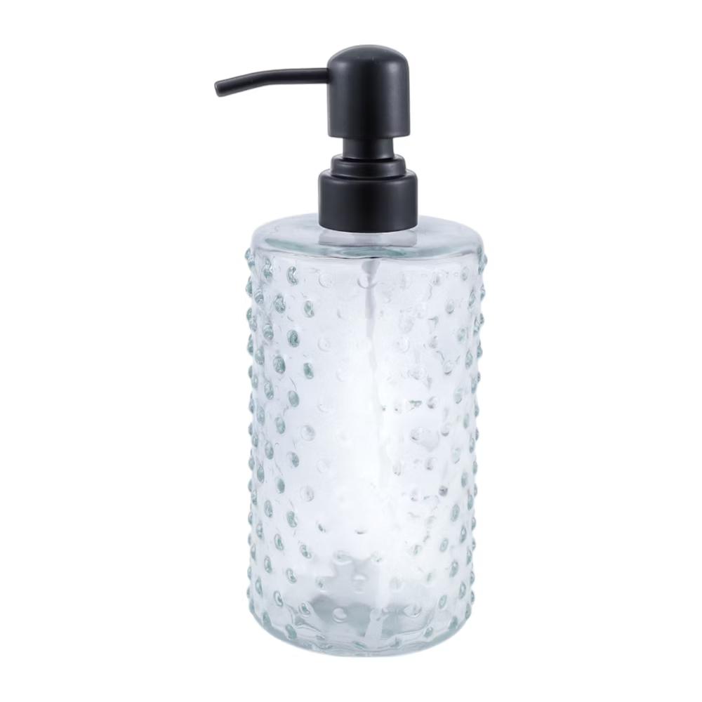 Elegant Polka Dot Pattern Soap Pump Dispenser for Bathroom 16.9oz 1 Pc - Image 14