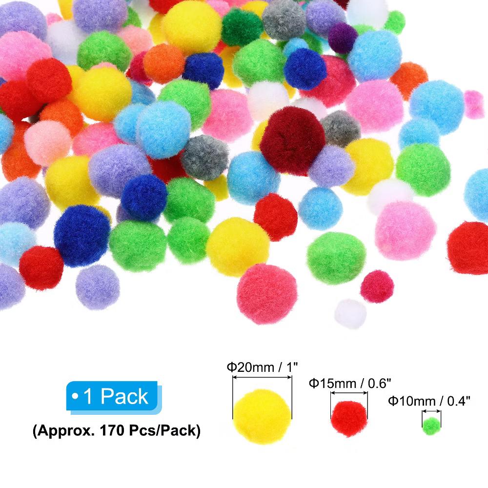 Creative DIY Crafts Decoration Home Art Supplies Pom Poms 0.4" - Image 5