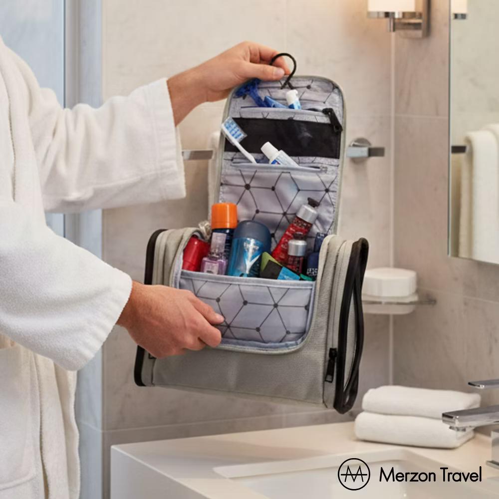 Merzon Dopp’r Ganger Travel Toiletry Kit Durable Organizer for Grooming & Travel Essentials - Image 12