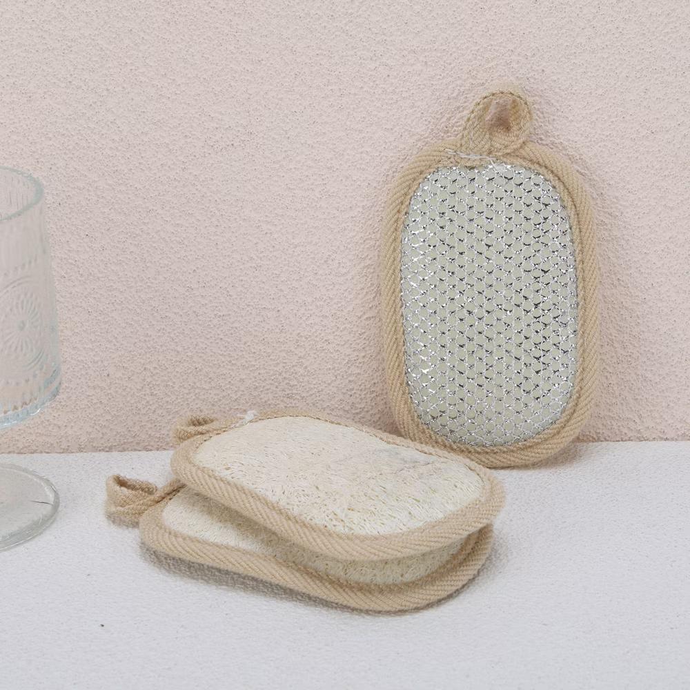 Double-sided Rectangular Wood Pulp Sponge Dish Washing Cloth 3 Pcs - Image 24