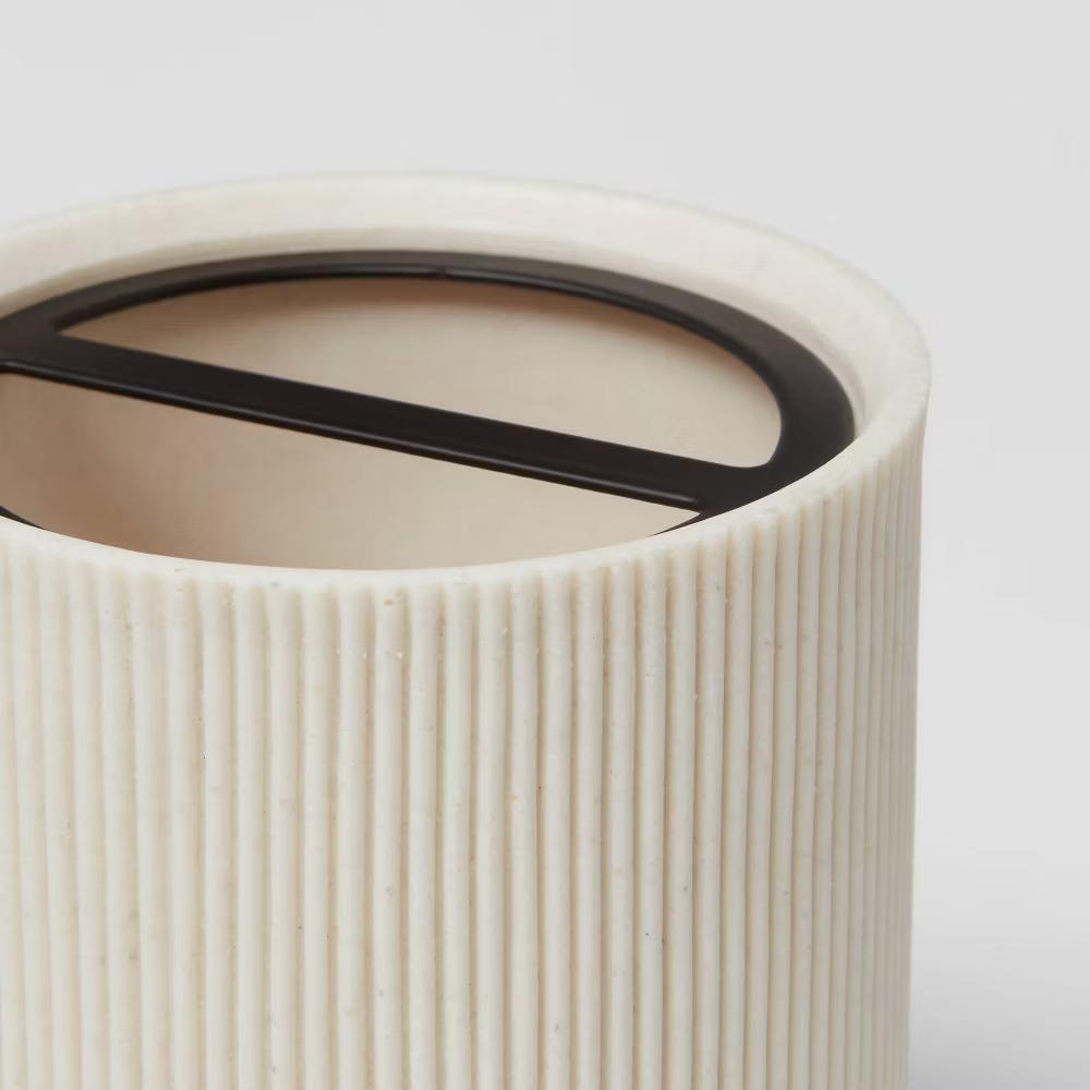 Modern Resin Toothbrush Holder Sand - Image 2